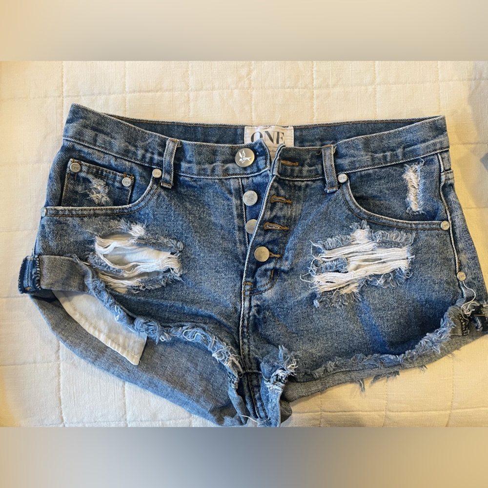 One teaspoon bandit Jean shorts